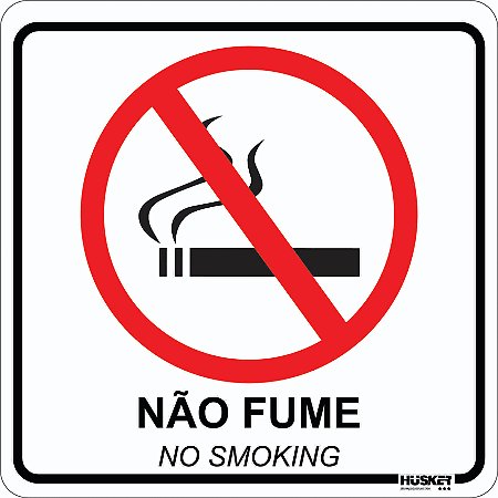 Placa Proibido Fumar