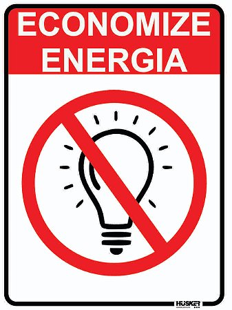 Placa Economize Luz