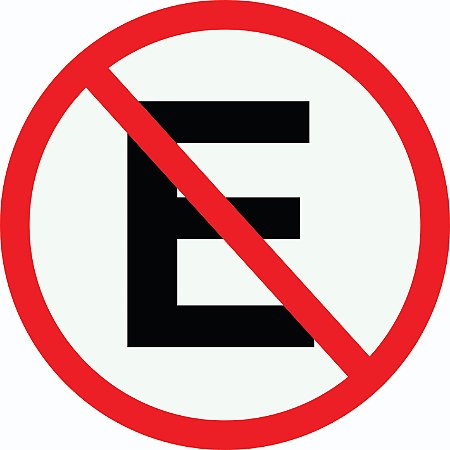 Placa Proibido Estacionar