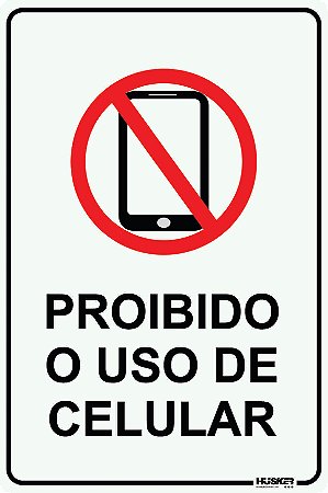 Proibido o Uso de Celular