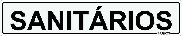 Placa Sanitários