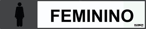 Placa Banheiro Feminino