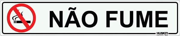 Placa Não Fume