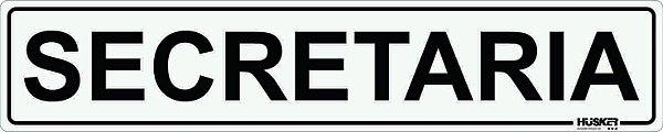 Placa Secretaria