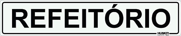 Placa Refeitório