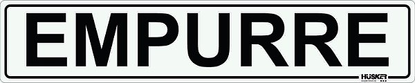 Placa Empurre
