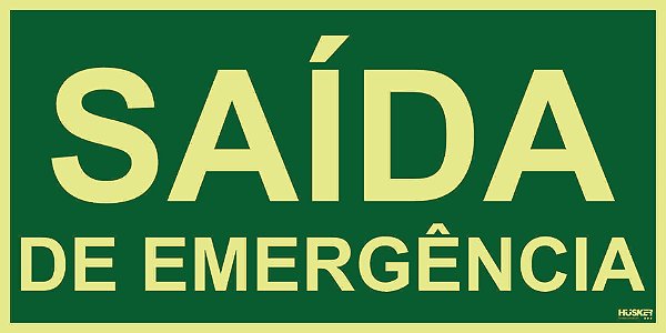Placa Saída de Emergência