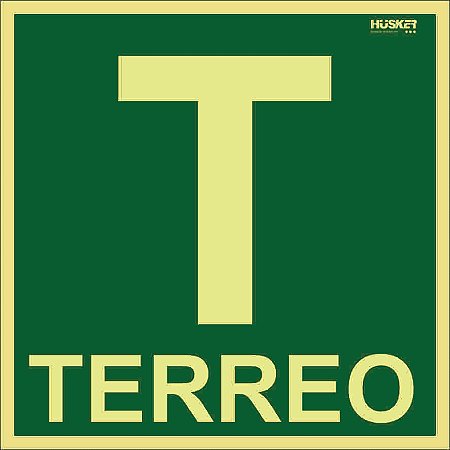 Placa Térreo 15x15cm