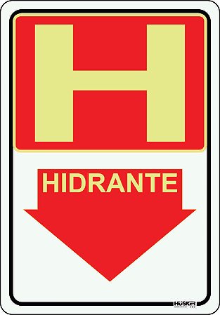 Placa Hidrante 20x14