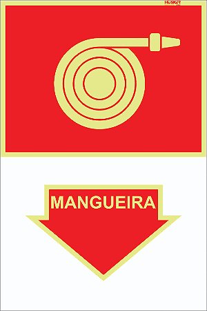 Placa Abrigo de Mangueira 30x20 cm