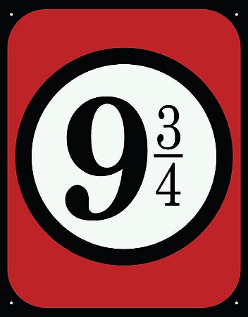 Placa Platform 9¾