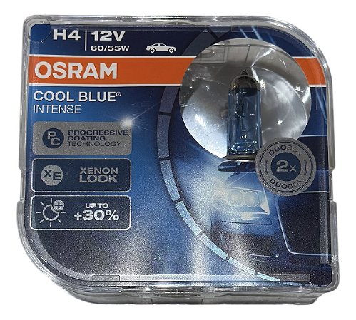 Lâmpadas Osram H4 Cool Blue Intense 4200k Brancas
