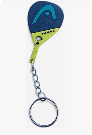 1x Chaveiro Raquetinha Tenis Beach Tennis Padel Keyring Head