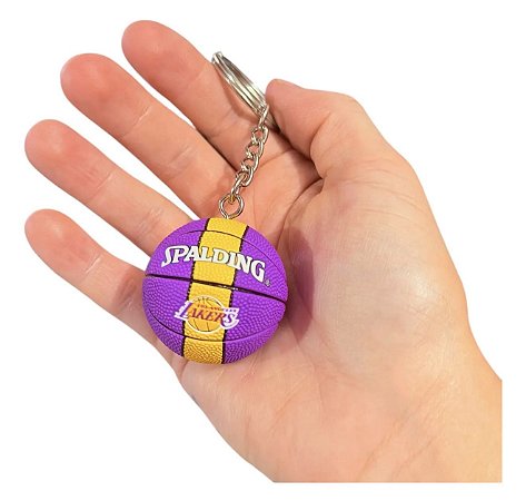 Chaveiro Bola De Basquete Nba - Time Lakers - Envio Imediato