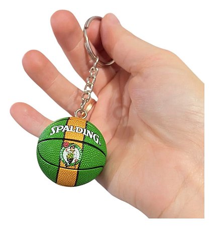 Chaveiro Bola De Basquete Nba Time Boston Celtics - Envio Imediato