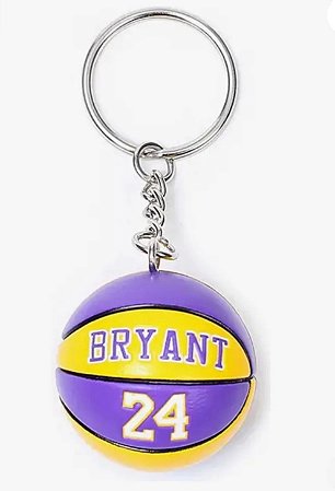 Chaveiro Bola De Basquete Nba - Los Angeles Lakers Bryant 24