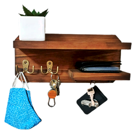 Porta Chaves Com 07 Ganchos