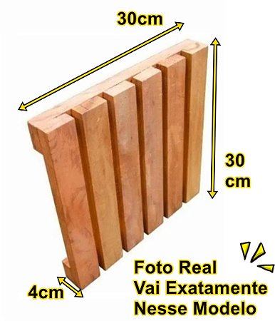 02 UN. Deck de Madeira Diversas Medidas