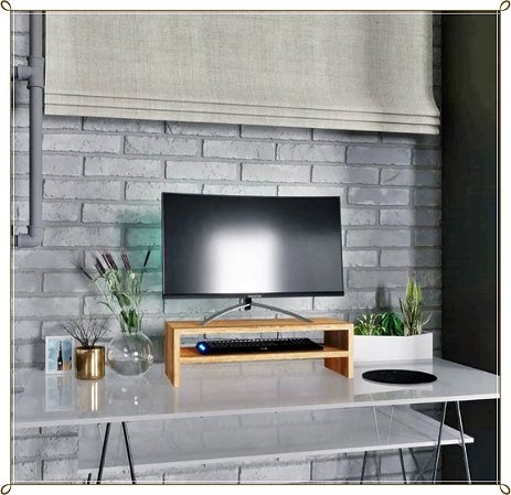 Mesa 55cm Base Suporte Monitor