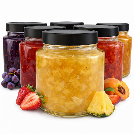 Pote Belém 240ml Vidro + Tampas