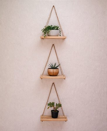Prateleiras Decorativas Plantas e Enfeites