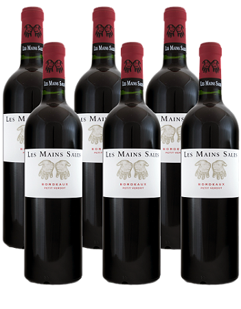 Les Mains Sales 100% Petit Verdot  -  Bordeaux 2012 - caixa c/6