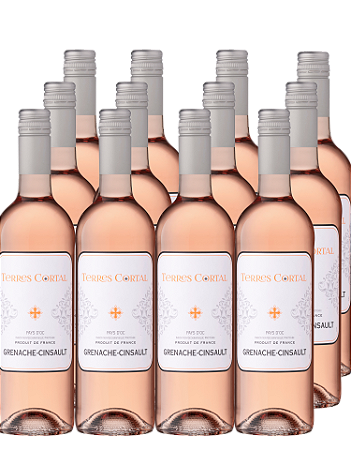 Terres Cortal Rosé IGP DOC 2023 - caixa c/12
