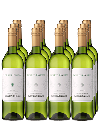 TERRES CORTAL SAUVIGNON BLANC 2022 cx c/ 12