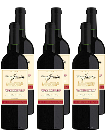 Château Jamin Tinto 2022- AOP Bordeaux - caixa c/6