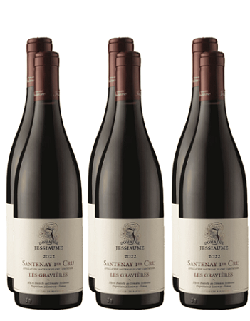 Vinho Jessiaume Les Gravieres 2022 rouge- AOP Santenay 1er Cru - caixa c/6