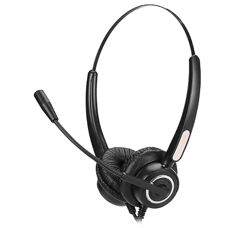 Headset Call Center Premium USB com Microfone Flexível - HP