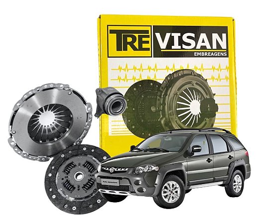 Kit de Embreagem Palio e Palio Weekend 1.6 1.8 Flex (16v) 2011 a 2018