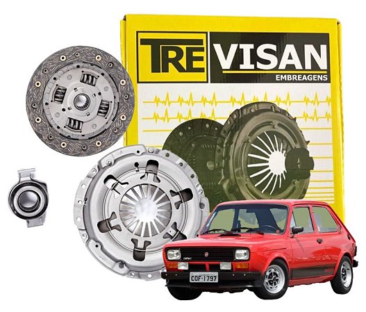 Kit de Embreagem Fiat 147 1.0/1.3 1977 1978 1979 1980 1981 1982 1983 1984 1985 1986