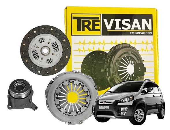 Kit de Embreagem Idea 1.6 e 1.8 Flex (16v) 2010 a 2016