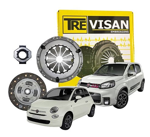 Kit de Embreagem Fiat 500/UNO 1.4 Dualogic 2012 2013 2014 2015 2016 2017 2018 2019 2020 2021 2022