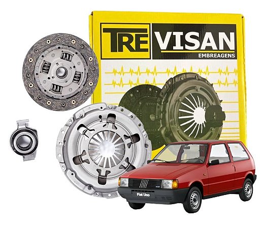 Kit de Embreagem Uno 1.0/1.3 1984 1985 1986 1987 1988 1989 1990 1991 1992 1993 1994 1995
