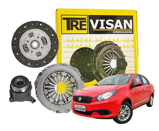 Kit de embreagem Grand Siena Essence 1.8 16v e-Torq Flex 2012 a 2016