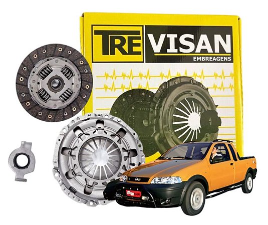 Kit de Embreagem Strada 1.5/1.6 8v 1998 1999 2000 2001 2002 2003