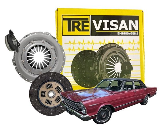 Kit de Embreagem Galaxie/Landau V8 1967 1968 1969 1970 1971 1972 1973 1974 1975 1976 1977 1978 1979 1980 1981 1982 1983