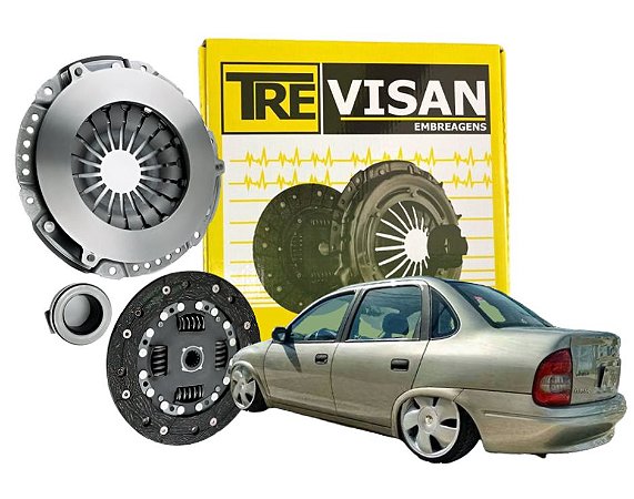 Kit de Embreagem Corsa Sedan Gls 1.6 1995 1996 1997 1998 1999 2000 2001 2002 2003 2004 2005