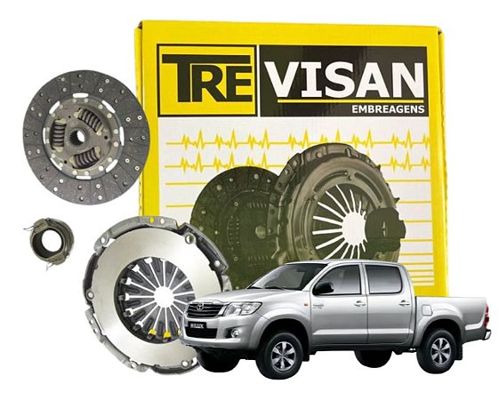 Kit de Embreagem Hilux 2.7 16v Gásolina/Flex 2010 2011 2012 2013 2014 2015 2016 2017 2018