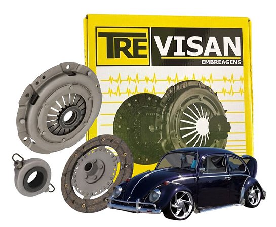 Kit de Embreagem Fusca 1200/1300 1967 1968 1969 1970 1971 1972 1973