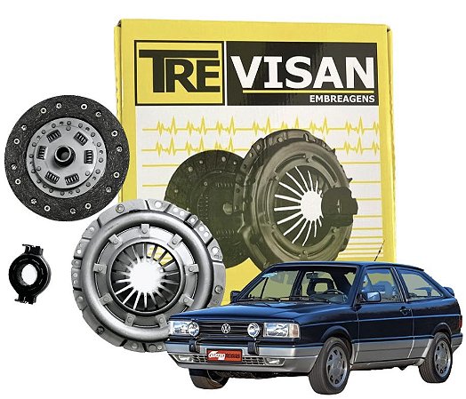 Kit de Embreagem Gol Bx 1.6 1600 (a ar)  1981 1982 1983 1984 1985