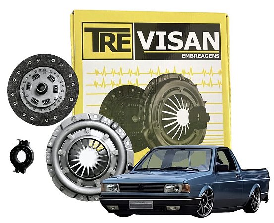 Kit de Embreagem Saveiro Bx 1.6 1982 1983 1984 1985