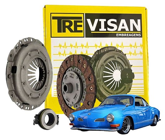 Kit de Embreagem Karmann Ghia 1500/1600 1973 1974 1975