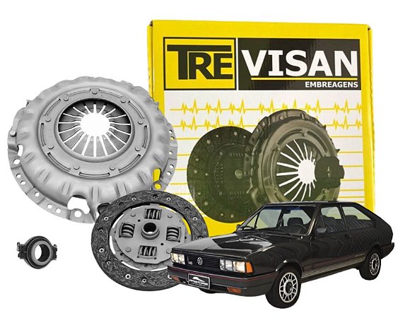 Kit de embreagem Passat 1.8/2.0 8V AP - 1985 1986 1987 1988 1989 1990 1991 1992 1993 1994...