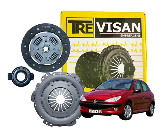 Kit de Embreagem Peugeot 206 1.0 16v 2001 2002 2003 2004