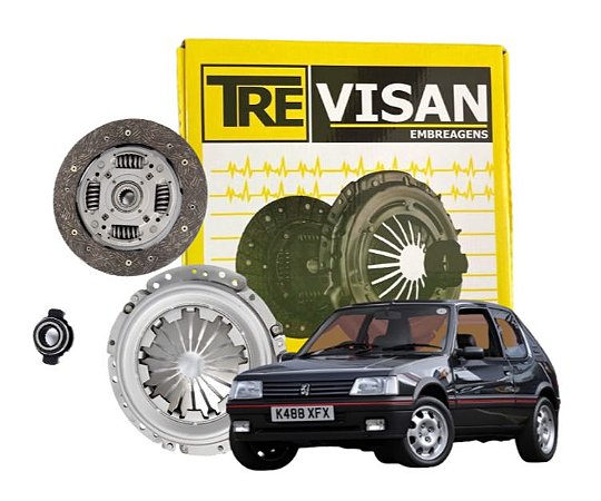 Kit de Embreagem Peugeot 205 1.9 1995 1996 1997 1998