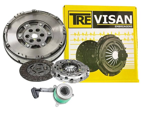 Kit de embreagem + Volante Bimassa S10 2.5 16v Flex 2015 a 2023