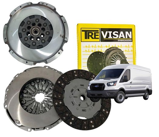 Kit de Embreagem com volante bimassa TRANSIT 2.0 ecoblue 2023 2024 2025